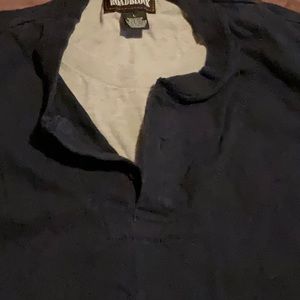 Shirt .. L. Navy and gray